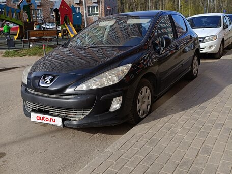 2008 Peugeot 308 I, чёрный, 200000 рублей, вид 1