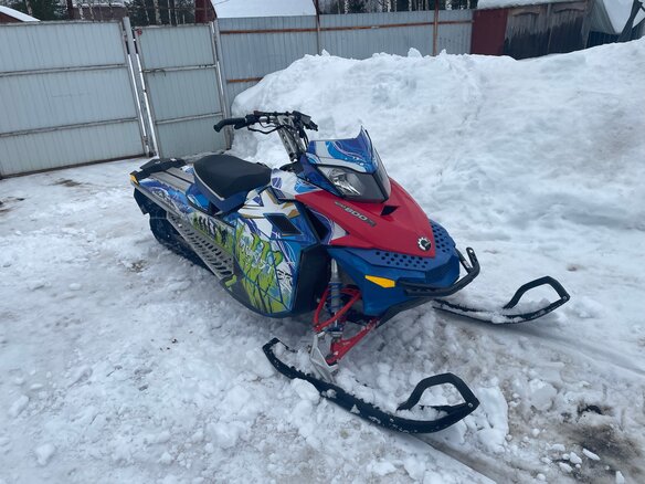 2008 BRP Ski-Doo Summit 800, синий, 450000 рублей - вид 5