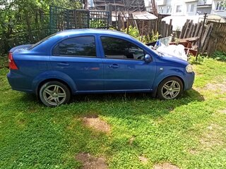 2008 Chevrolet Aveo I Рестайлинг, синий, 350000 рублей, вид 2