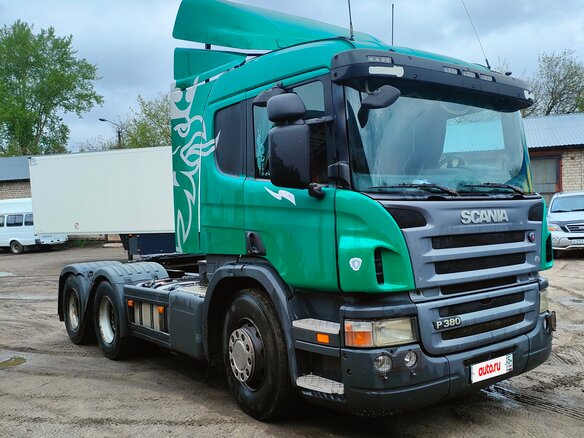 2011 Scania P-series, зелёный, 3000000 рублей - вид 1