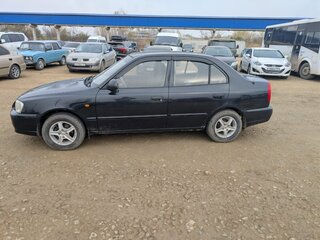 2006 Hyundai Accent ТагАЗ II, чёрный, 350000 рублей, вид 2