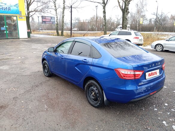 2021 Lada (ВАЗ) Vesta I, синий, 1150000 рублей - вид 5