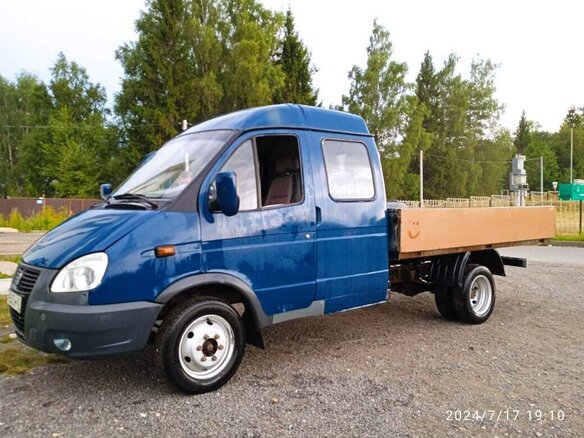 2010 ГАЗ ГАЗель (33023/330273) Фермер, синий, 1050000 рублей