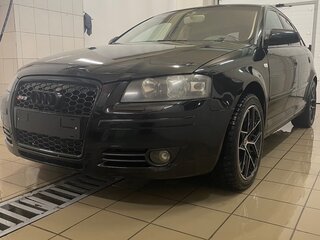 2005 Audi A3 II (8P) Рестайлинг 1, чёрный, 680000 рублей, вид 2