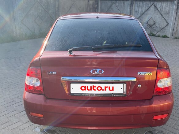 2008 Lada (ВАЗ) Priora I, красный, 155000 рублей - вид 2