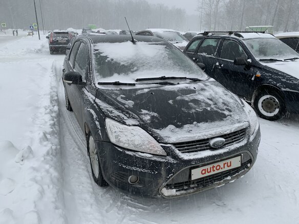 2008 Ford Focus II Рестайлинг, чёрный - вид 2