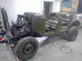 1953 ГАЗ 69А, коричневый, 1000000 рублей, вид 1