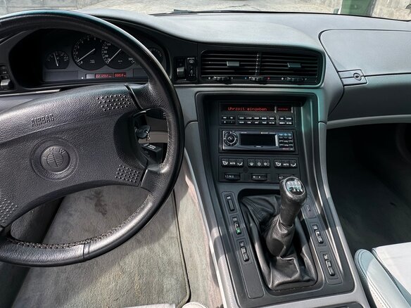 1992 BMW 8 серии 850i I (E31), синий, 15000000 рублей - вид 15
