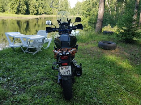 2014 Suzuki V-Strom 1000, чёрный, 720000 рублей, вид 3