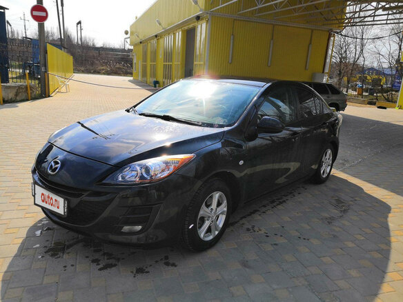 2010 Mazda 3 II (BL), чёрный, 890000 рублей