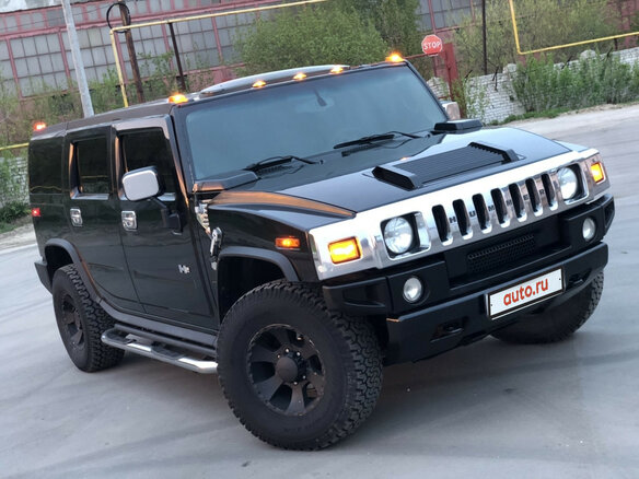 2005 Hummer H2 I, чёрный