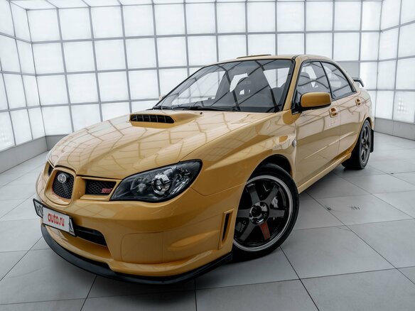 2004 Subaru Impreza WRX STi II Рестайлинг 1, жёлтый