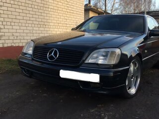 1995 Mercedes-Benz CL-Класс 500 I (C140), синий, 3500000 рублей, вид 1