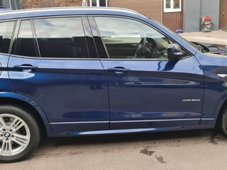 2013 BMW X3 30d xDrive II (F25), синий, 2750000 рублей, вид 4