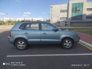 2007 Hyundai Tucson I, голубой, 1300000 рублей, вид 3