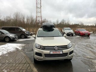 2012 Volkswagen Touareg II, бежевый, 1500000 рублей, вид 2