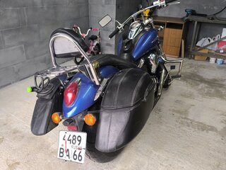 2009 Kawasaki VN900 Vulcan, синий, 550000 рублей, вид 3