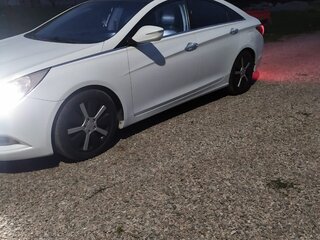 2011 Hyundai Sonata VI (YF), белый, 1300000 рублей, вид 3