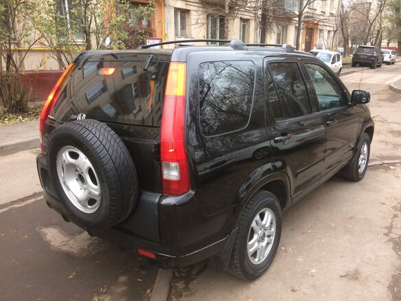 2005 Honda CR-V II Рестайлинг, чёрный - вид 1