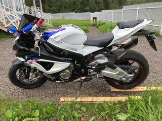 2011 BMW S 1000 RR, синий, 800000 рублей, вид 4