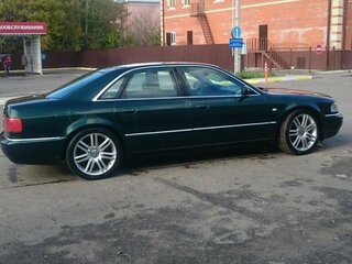 1999 Audi A8 I (D2) Рестайлинг, зелёный, 1100000 рублей, вид 3