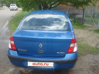 2002 Renault Symbol I Рестайлинг, синий, 190000 рублей, вид 3