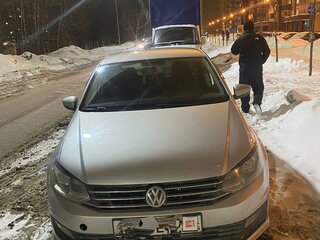 2019 Volkswagen Polo V Рестайлинг, серебристый, 1400000 рублей, вид 1