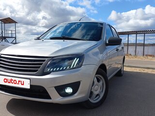 2015 Lada (ВАЗ) Granta I, серебристый, 430000 рублей, вид 1
