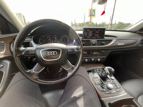 2012 Audi A6 IV (C7), чёрный, 2200000 рублей - вид 6