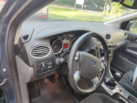 2008 Ford Focus II Рестайлинг, синий, 470000 рублей - вид 5