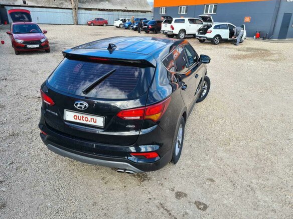 2017 Hyundai Santa Fe III Рестайлинг, чёрный, 2180000 рублей - вид 7