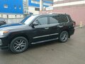 2015 Lexus LX 570 III Рестайлинг, чёрный - вид 3