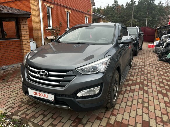 2013 Hyundai Santa Fe III, серый, 1800000 рублей