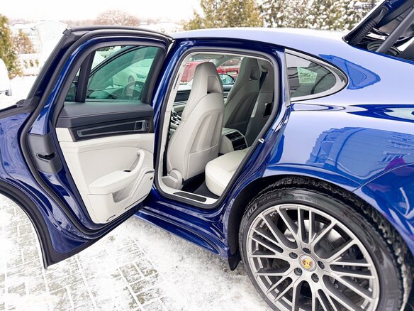 2022 Porsche Panamera 4 II Рестайлинг, синий, 12900000 рублей - вид 11