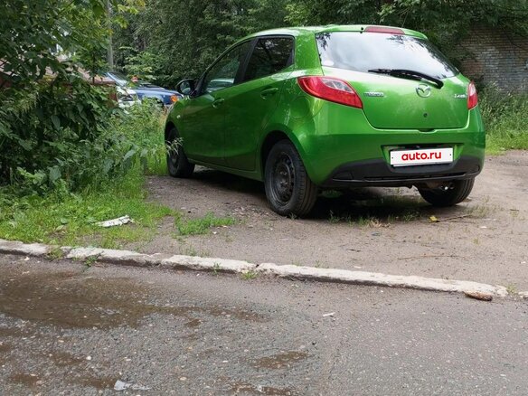 2009 Mazda Demio III (DE), зелёный, 430000 рублей - вид 4