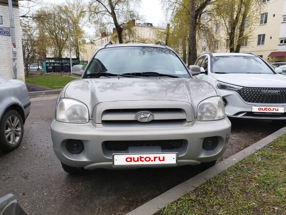 2008 Hyundai Santa Fe Classic Classic, серый, 735000 рублей