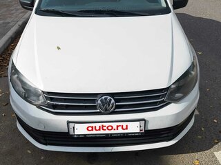 2017 Volkswagen Polo V Рестайлинг, белый, 480000 рублей, вид 4