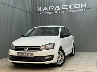 2018 Volkswagen Polo V Рестайлинг, белый, 1059000 рублей, вид 1