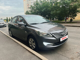 2015 Hyundai Solaris I Рестайлинг, серый, 1080000 рублей, вид 2