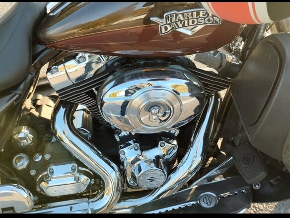 2011 Harley-Davidson Road King, коричневый, 1500000 рублей - вид 13