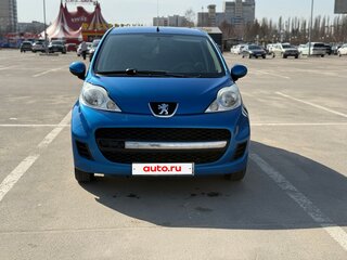 2012 Peugeot 107 I Рестайлинг, синий, 425000 рублей, вид 1