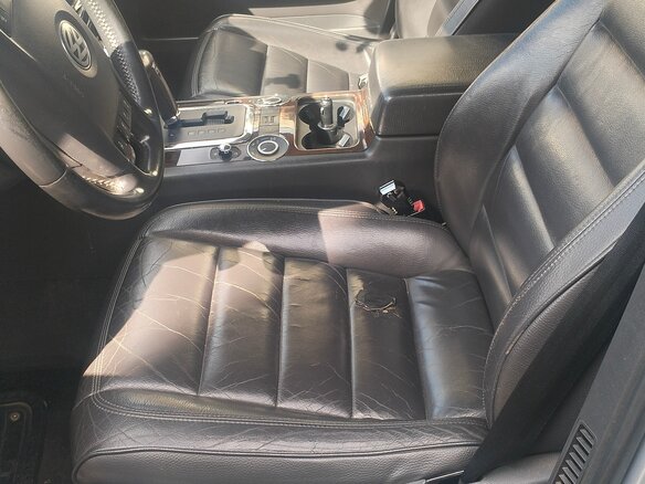 2004 Volkswagen Touareg I, серебристый - вид 11