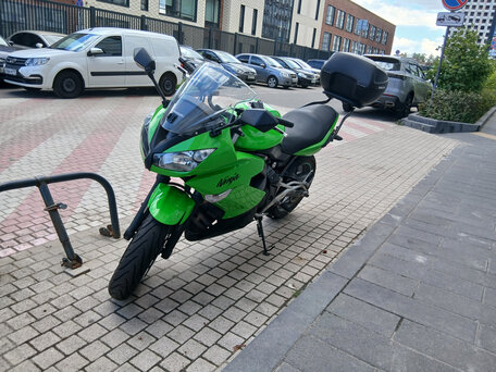 2011 Kawasaki ER-4F (Ninja 400R), зелёный, 380000 рублей, вид 4