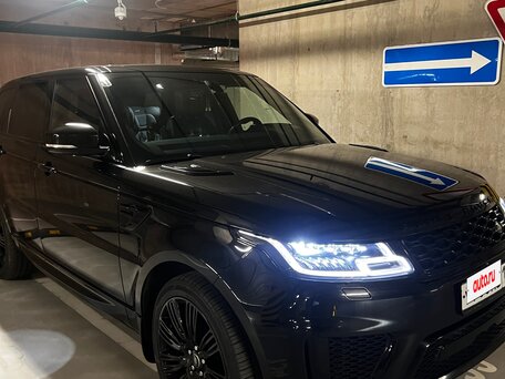 2021 Land Rover Range Rover Sport MHEV II Рестайлинг, чёрный, 7200000 рублей, вид 2