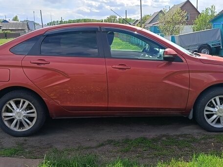 2017 Lada (ВАЗ) Vesta I, красный, 580000 рублей, вид 2