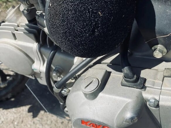 2024 Kayo Mini KMB YX125EM, синий, 70000 рублей - вид 4