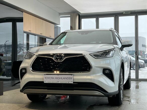 2026 Toyota Highlander IV (XU70), белый, 5499000 рублей