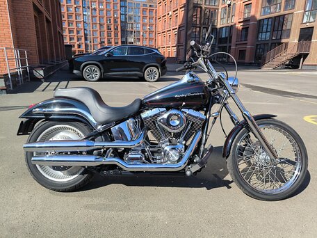 2001 Harley-Davidson Softail Deuce, чёрный, 750000 рублей, вид 2