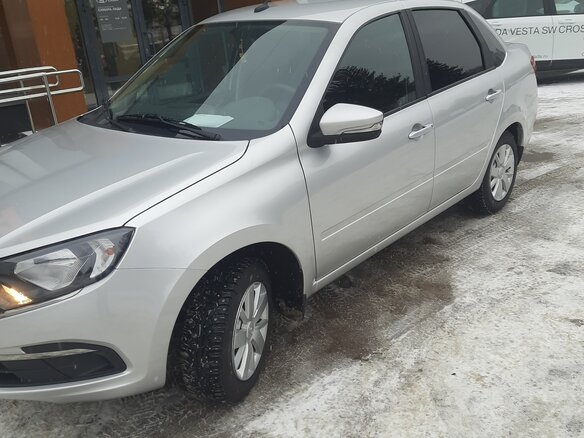 2024 Lada (ВАЗ) Granta I Рестайлинг, серый, 880000 рублей - вид 1