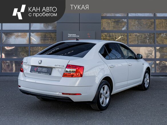 2019 Skoda Octavia III (A7) Рестайлинг, белый, 1518811 рублей - вид 2